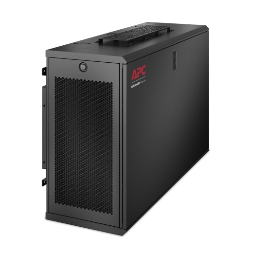 APC NetShelter 6U low-profile wallmount rack enclosure cabinet 230V server depth