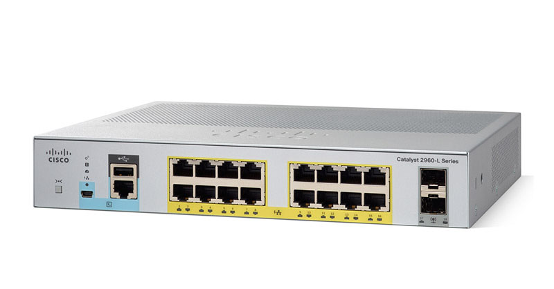 Cisco Catalyst 1000 16port GE, PoE, 2*1G SFP, LANBase