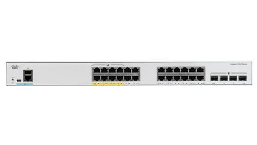 Cisco Catalyst 1000 24 port GE, PoE, 4*10G SFP, LANBase