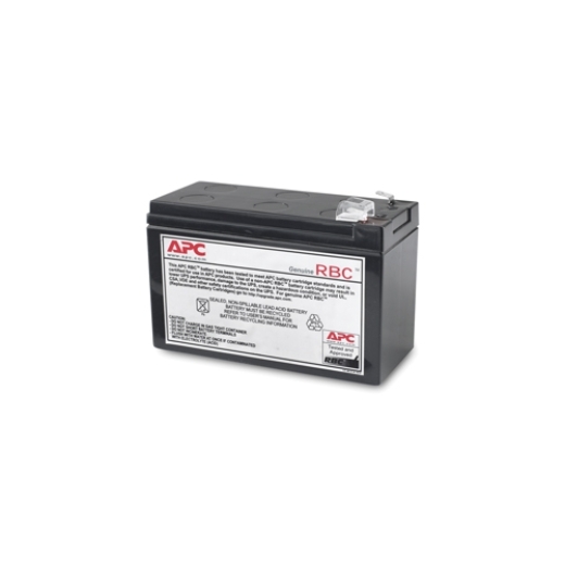 APC replacement battery cartridge, VRLA battery, 7Ah, 12VDC