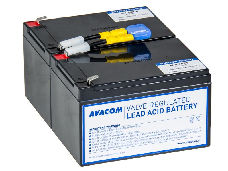 Avacom replacement battery for RBC6 - battery for UPS