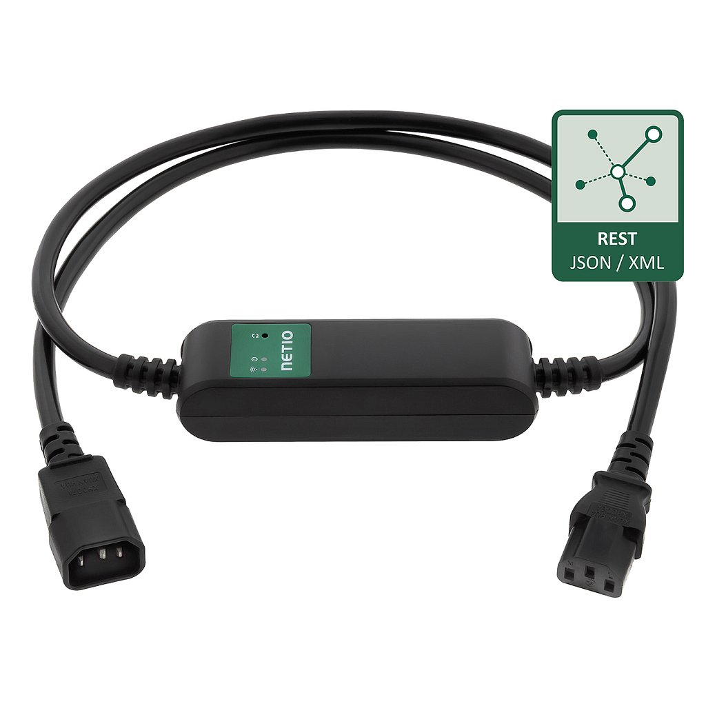 Netio REST 101S IEC-320 C13/C14 power socket 230V/10A, WiFi, ZCS, IOC, M2M XML http/JSON http &amp; URL API