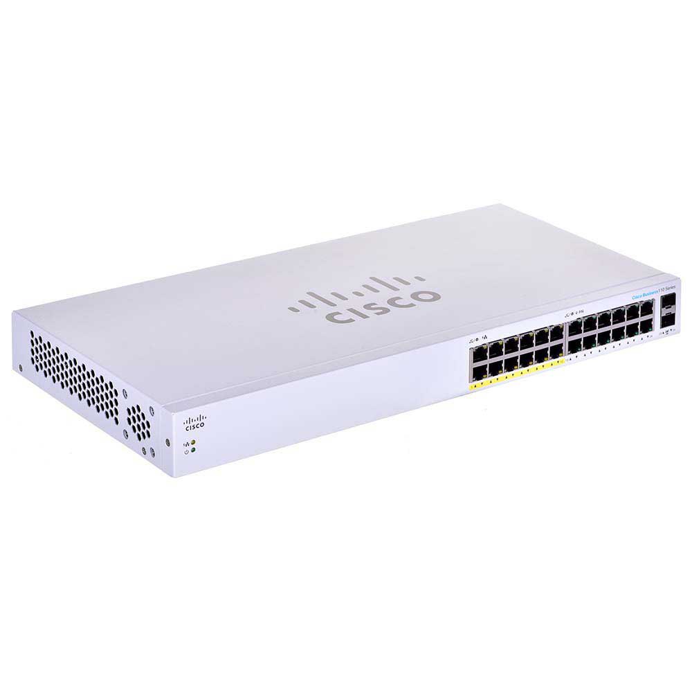CBS110 unmanaged 24-port GE, Partial PoE, 2x1G SFP shared