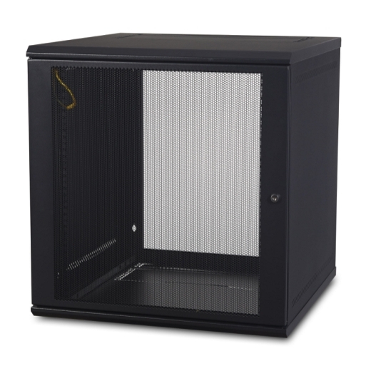 APC NetShelter 12U wallmount rack cabinet single hinged server depth unassembled