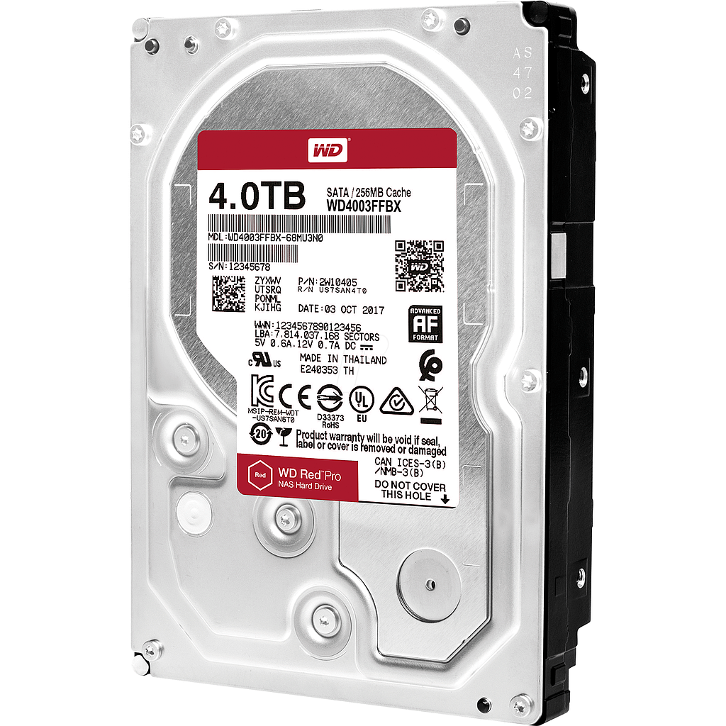 WD Red Pro 4TB/7200rpm/256MB cache SATA 6.0Gb/s 3.5&quot; HDD