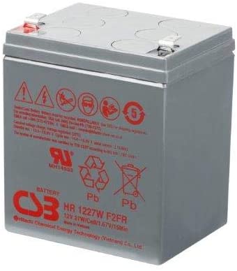CSB HR1227WF2 battery - 12 Volt 27 Watts/cell 6.5Amp hour