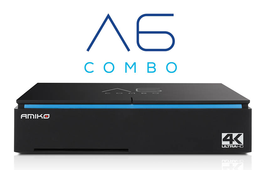 Amiko A6 combo S2/T2/C 4K /UHD