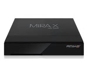 Amiko Mira X HiS-3000 combo, DVB-S2X DVB-T2/C IPTV HEVC