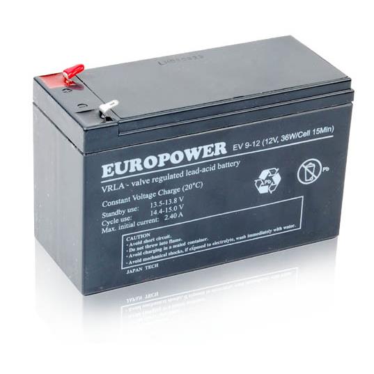 Europower 12V, 9Ah UPSi aku