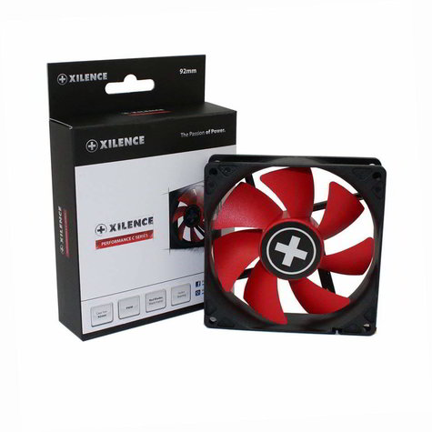 Case fan 92mm Redwing PWM 4pin / 12V XF041 Xilence