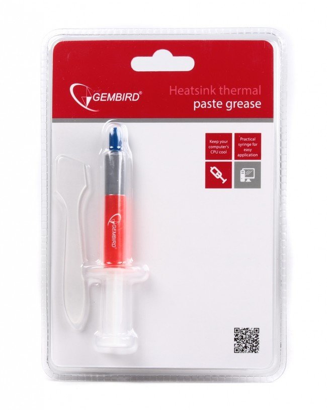 Gembird heatsink thermal paste grease, 3 g weight