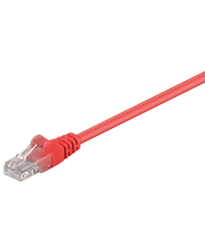 Võrgukaabel Cat5e UTP 2.0m, punane, CCA