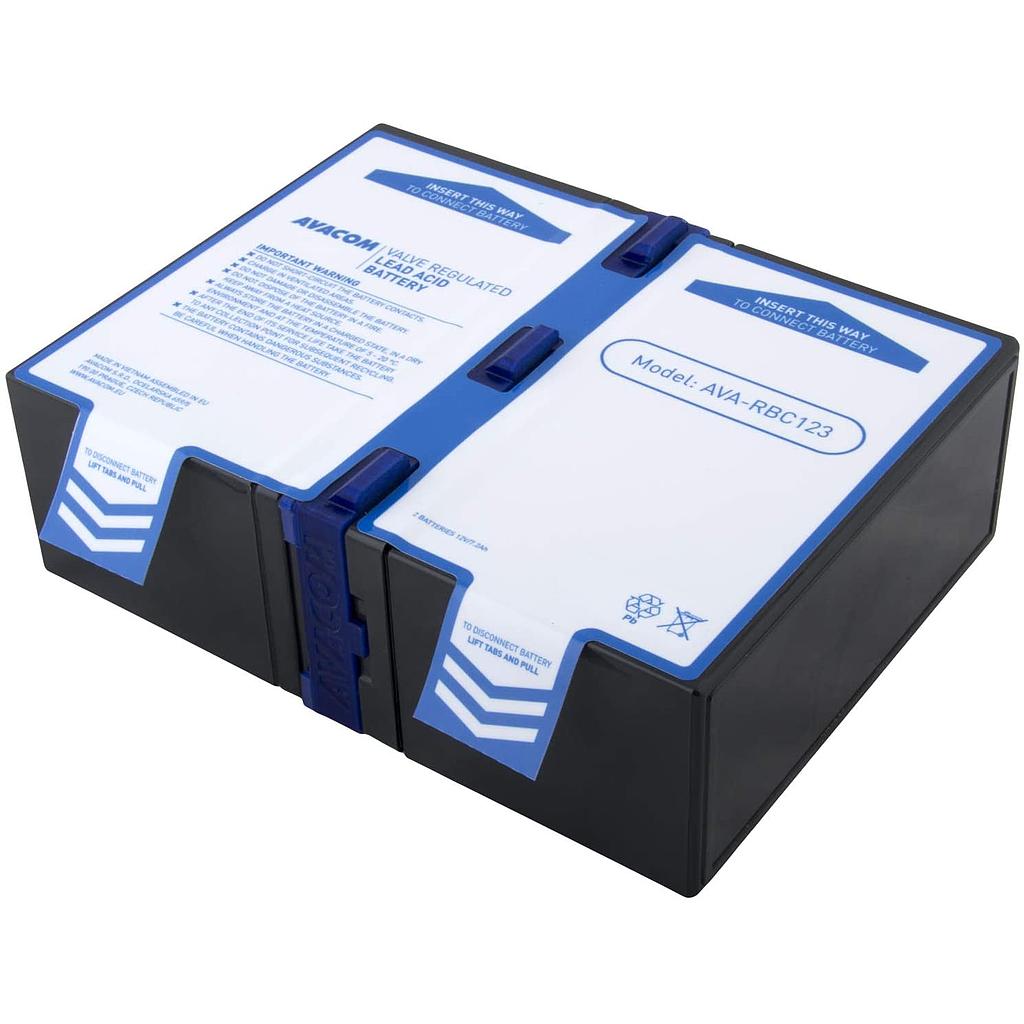 AVA-RBC123 replacement battery for APC: RBC123 battery for UPS - consists of the long brand premium batteries