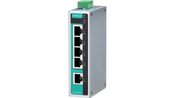 Moxa 5-port unmanaged Ethernet switch