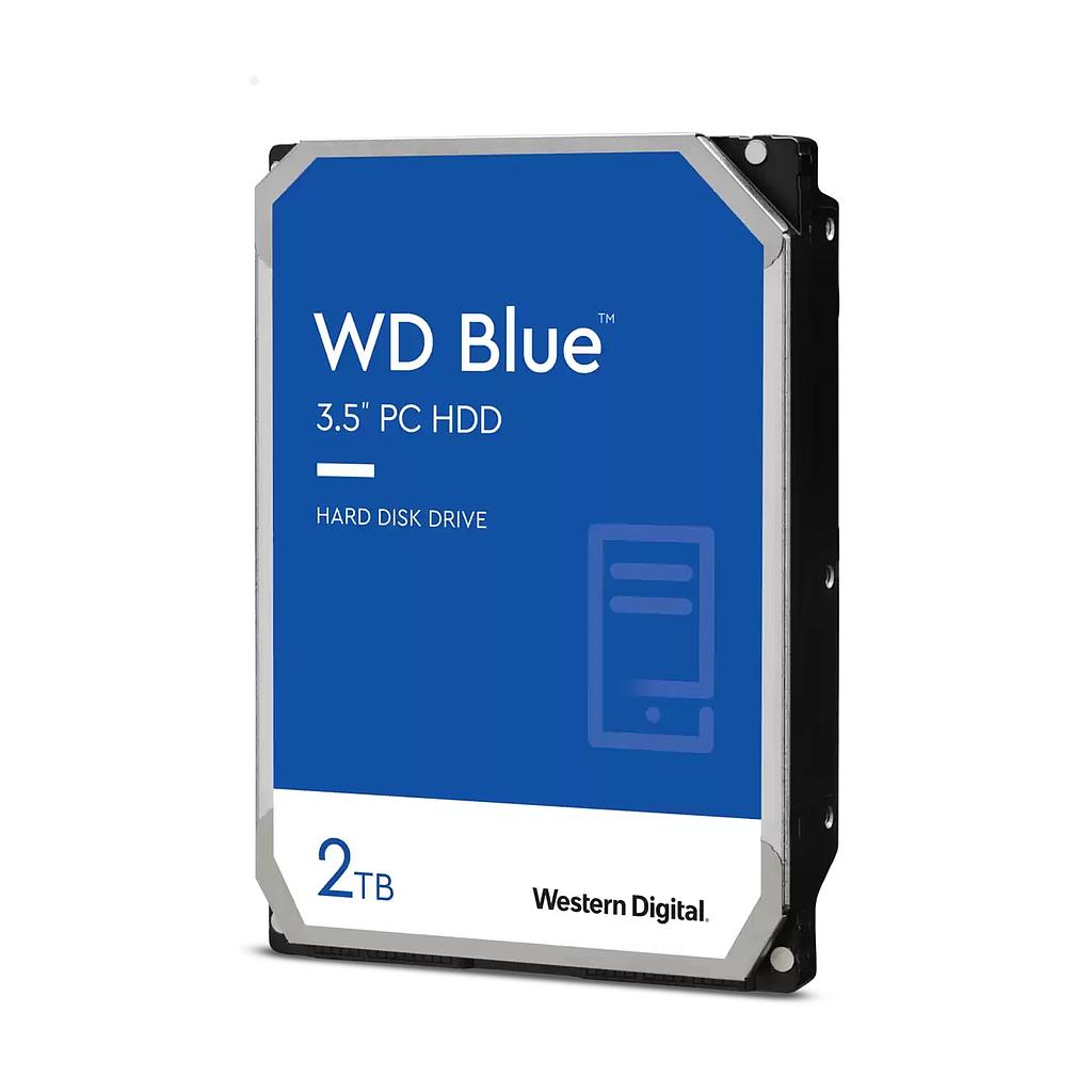 WD blue 2TB desktop HDD 7200rpm SATA 6Gb/s 256MB cache 3.5&quot;