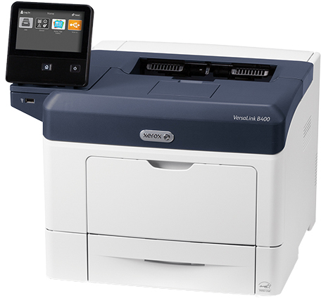 VersaLink B400 Printer, Up to 45ppm A4, 5&quot; Touch Screen UI, USB/Ethernet, 550 Sheet Tray, 150 sheet bypass tray, 220V