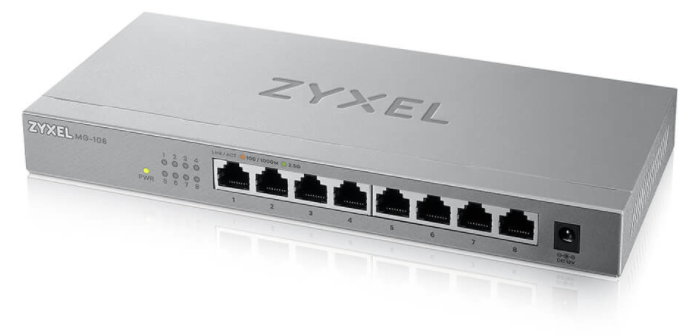8-port 2.5GbE unmanaged switch