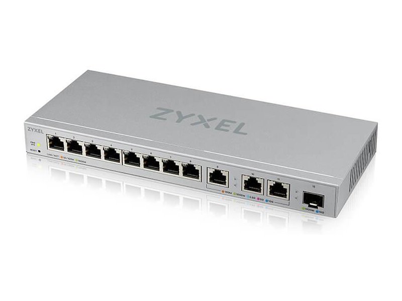 ZyXEL 8-port Gigabit webmanaged switch with 8 port 1G + 2-port 2.5G + 2-port SFP+