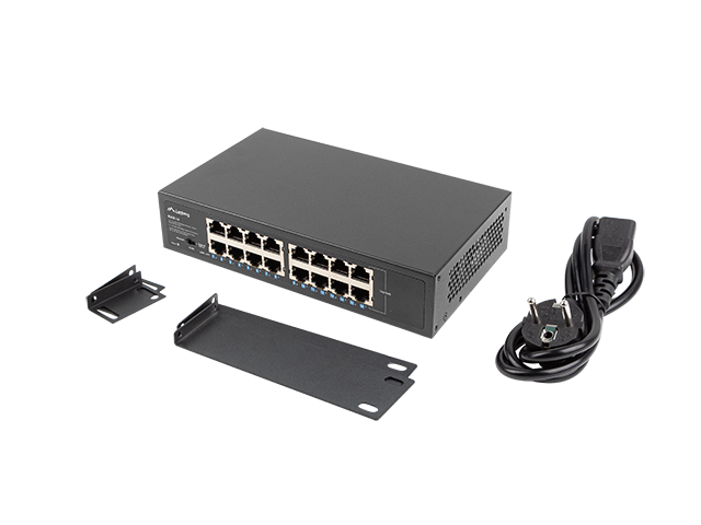 Lanberg unmanaged switch rack 10/19&quot; RSGE-16 16*1GB Ethernet