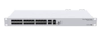 MikroTik switch 24*10G SFP+ ports, 2*40G QSFP+ ports, SwOS /RouterOS L5 (dual boot)