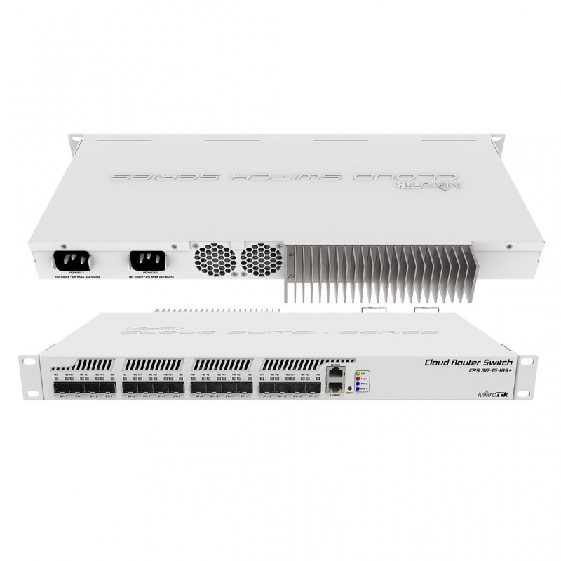 MikroTik switch 16*SFP+ Cages, SwOS / RouterOS L6 (dual boot)