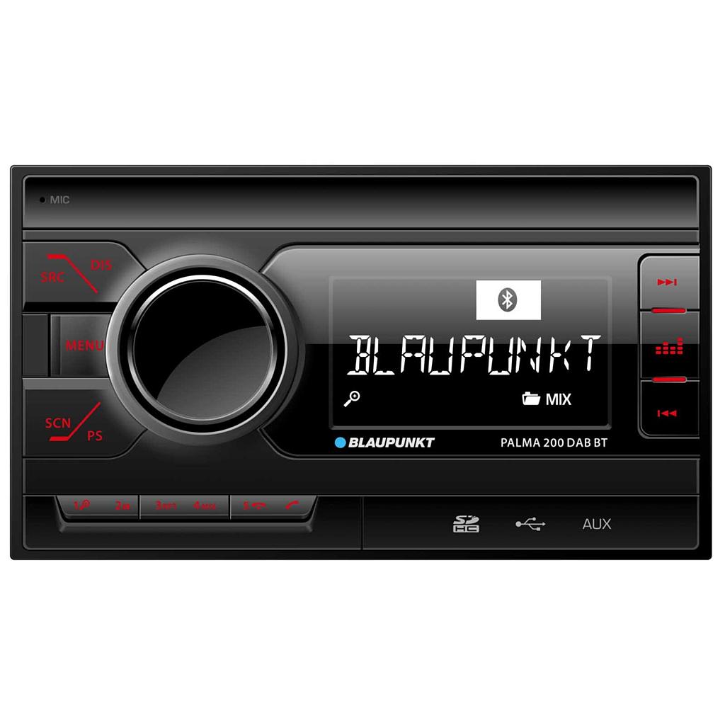 Blaupunkt Palma 200 DAB BT - Doppel-DIN MP3-Autoradio mit DAB / Bluetooth / USB / SD / AUX-IN