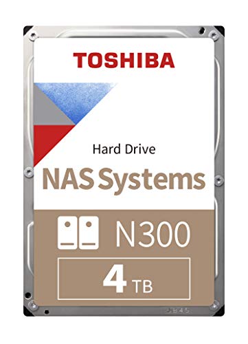 Toshiba N300 4TB NAS 3.5&quot; SATA HDD, 256MB cache,24/7 operation, 180TB/YWR