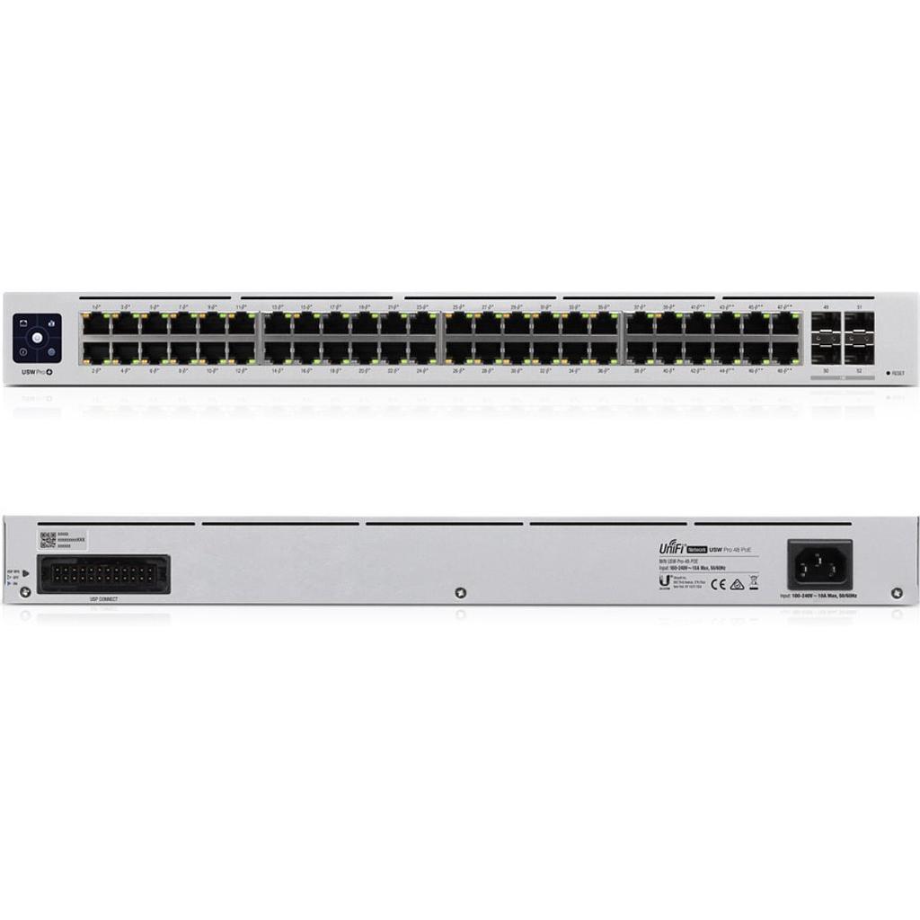 Ubiquiti UniFi 48 port PoE (600W total) Pro switch