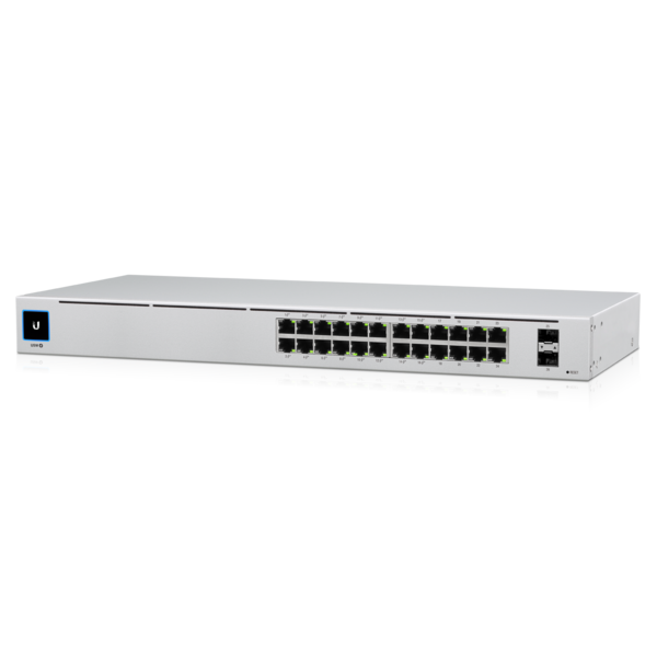 Ubiquiti layer 2 managed switch with 24*GbE RJ45 ports + 2*1G SFP