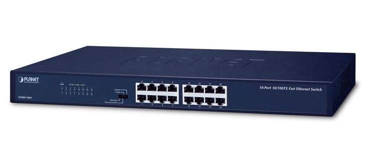 Planet 16-port 10/100BASE-TX fast Ethernet switch