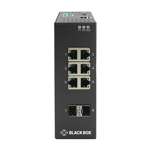 BlackBox managed Ethernet switch LIG1082A RJ45 ports 6, Fibre ports 2SFP, 1Gbps