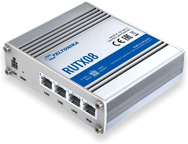 Teltonika RUTX08 rugged Ethernet router