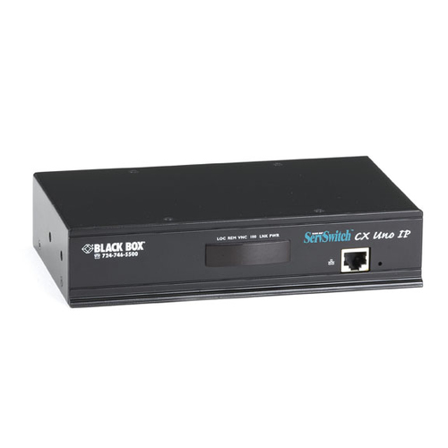 BlackBox CX UNO KVM switch with (1)IP - 8-port, CATx