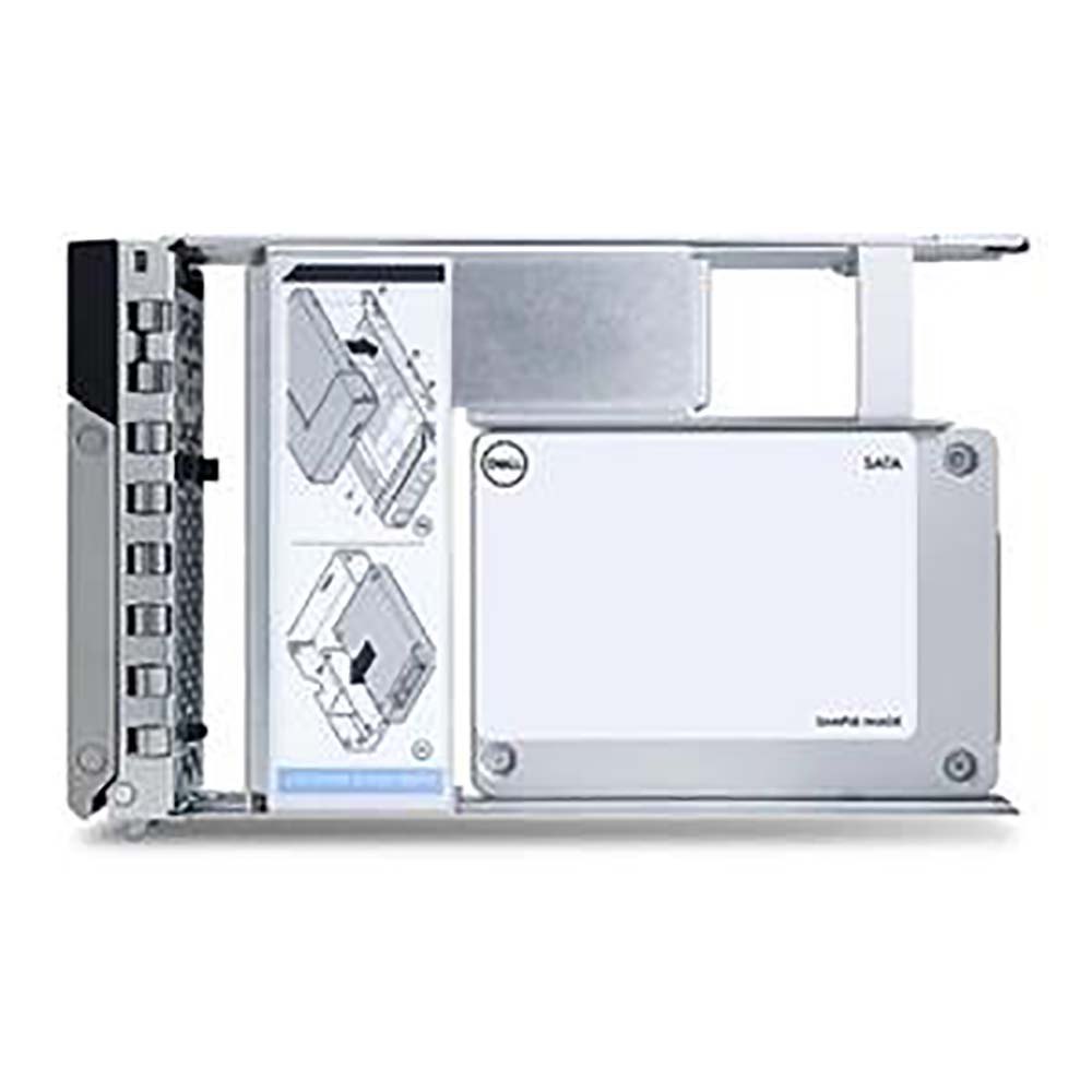480GB SSD SATA Read Intensive 6Gbps 512e 2.5in with 3.5&quot; HYB CARR 1 DWPD , Cus Kit