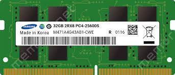 Samsung 32GB DDR4 3200MHz PC4-25600 1.2V 2Rx8 260-pin SODIMM laptop RAM memory module M471A4G43AB1-CWE