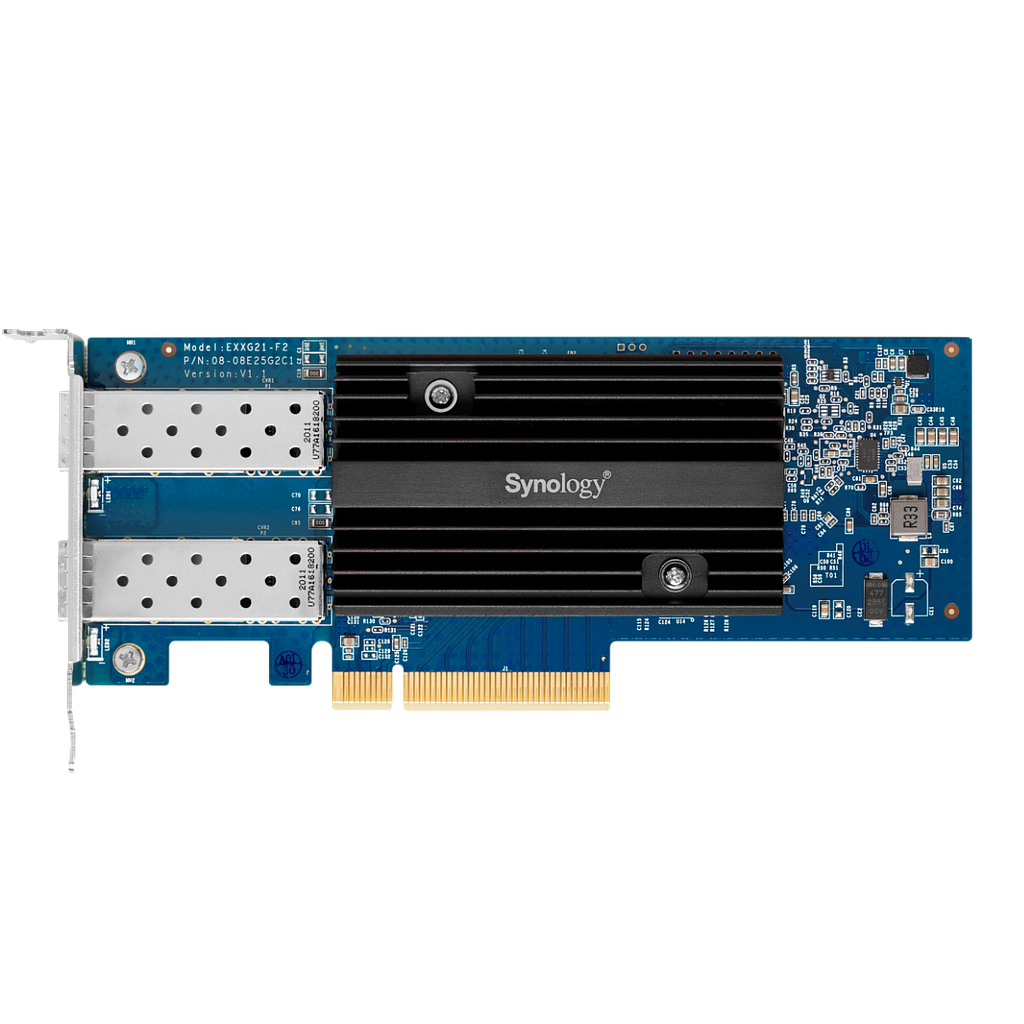 Dual-port 10GbE SFP+ add-in card for Synology servers