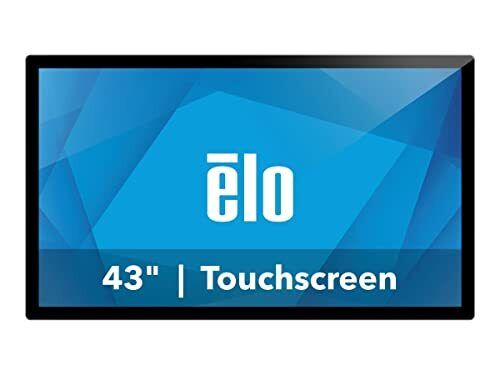 Elo 4303L E720629 43&quot; interactive touch screen display, TouchPro PCAP (clear with anti-friction), FHD, HDMI 1.4 &amp; DP 1.2, USB-C, must