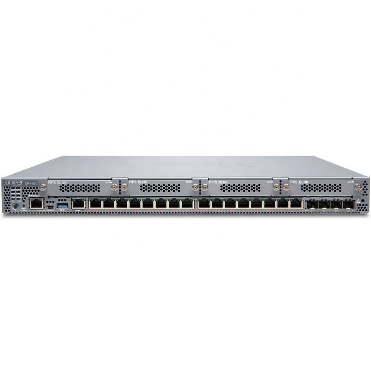 SRX380 Services Gateway includes hardware (16GE POE+, 4x10GE SFP+, 4x MPIM slots, 4G RAM, 100GB SSD, Single AC power supply, cable and RMK) and Junos Software Base (Firewall, NAT, IPSec, Routing, MPLS and Switching)