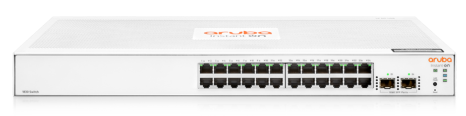 HPE Aruba Instant On 1830 24GE, 2SFP managed L2 switch 1U