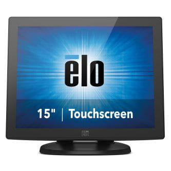 ELO E534869 1509L 15.6&quot;/39.6 cm entry level IntelliTouch touchscreen monitor, 1366*768 pixels, 16ms, brightness: 220cd, viewing angle: 80/40°(H/V), contrast: 300:1, VGA, touch interface: USB, dark grey