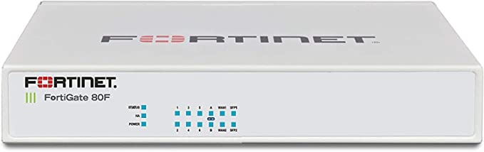 Fortigate FG-80F firewall 8*GE RJ45 ports, 2*RJ45/SFP shared media WAN ports