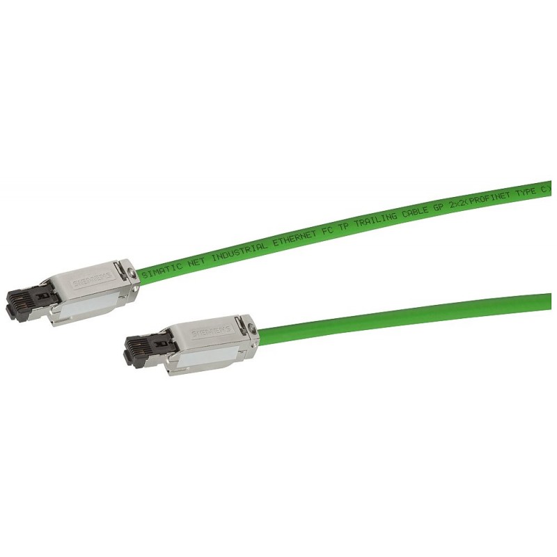 Siemens 6XV1871-5BN15 IE connecting cable IE FC RJ45 Plug-180/IE FC RJ45 Plug-180; IE FC Trailing Cable GP Pre-assembled with 2x IE FC RJ45 plug 180; length 15.0 m.