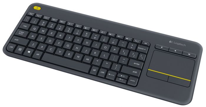 Logitech K400 Plus wireless 2.4GHz touch keyboard, nordic, must