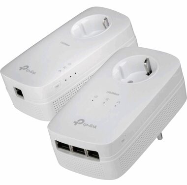 AV1300 3-port Gigabit passthrough Powerline starter kit