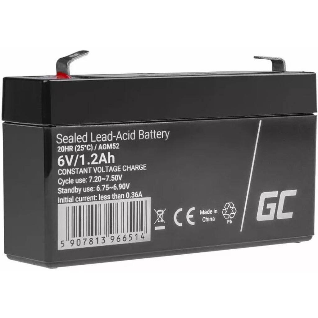 Green Cell 6V 1.2Ah F1 replacement battery