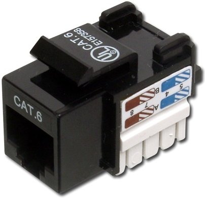 Digitus class E CAT 6 keystone jack DN-93601 unshielded RJ45 to LSA, must