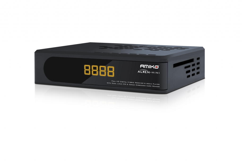 Amiko Alien mini SPARK (Gi S8120 lite), dual boot Linux receiver ENIGMA/SPARK