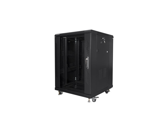 Lanberg free-standing rack 15U*600*600 19&quot; black, flat pack