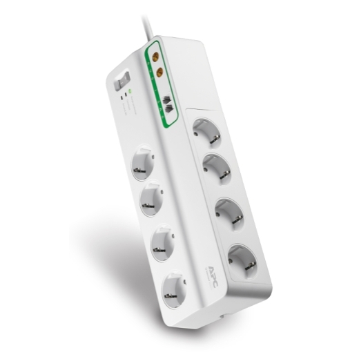 APC performance SurgeArrest 8 outlets with phone &amp; coax protection 230V Germany
