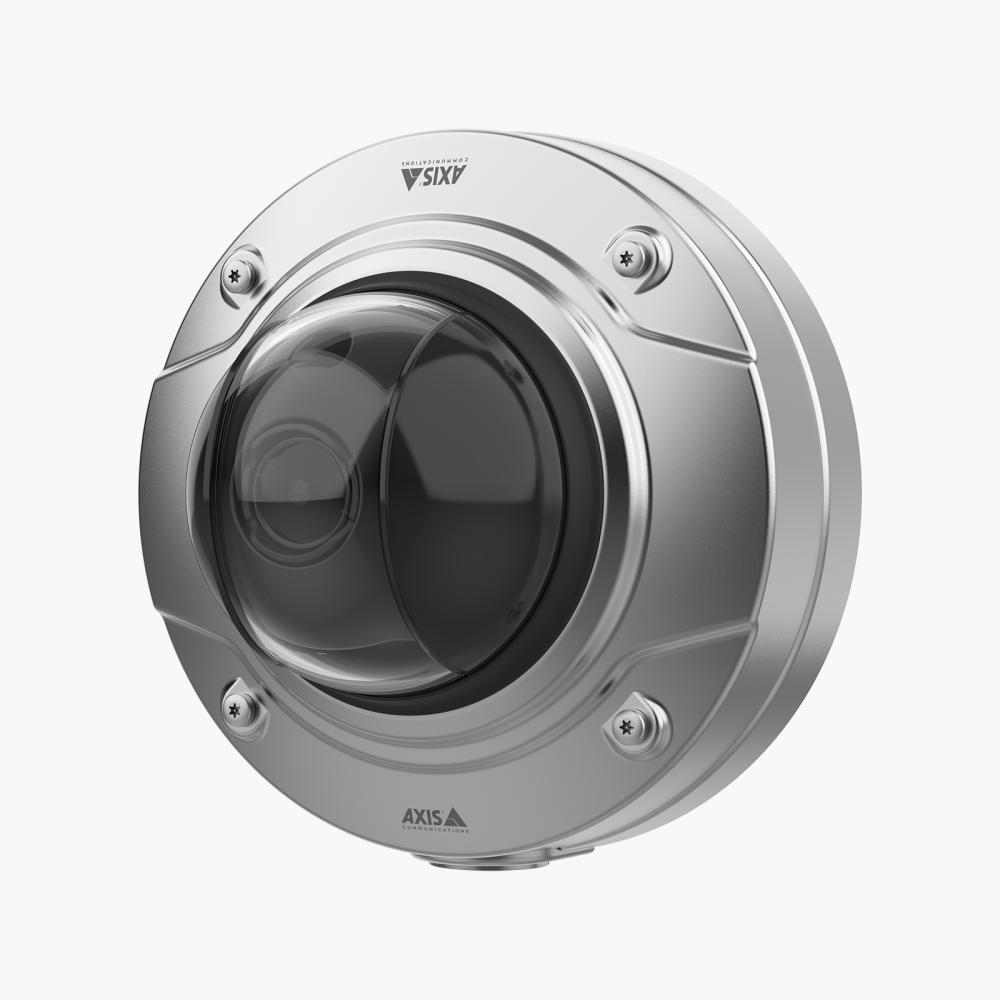 Axis net camera Q3538-SLVE dome, marine grade stainless steel 8MB, 4K UHD with night vision &amp; heater